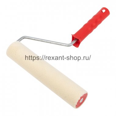 Rexant 89-0008 Валик полиакрил , ворс 5 мм, ширина ролика 240 мм, ? 42 мм, бюгель 8 мм серия «Мастер»