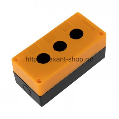 Rexant Корпус пластиковый КП 3 кнопки 22 мм 36-9223