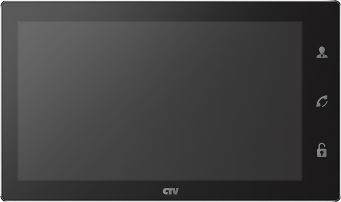 CTV-M4106AHD B (Black) Монитор цветного видеодомофона, 10" (Full HD, Touch Screen)