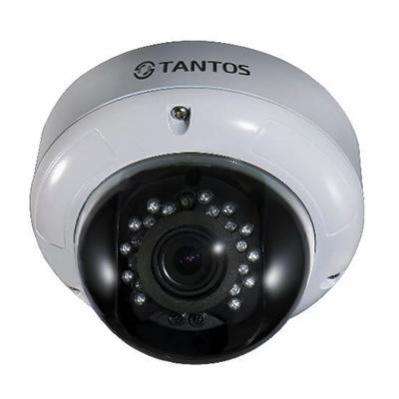 Tantos TSc - DVi720pAHDv (2.8 - 12) 1Mp Видеокамера, AHD, антивандальная, 1/4" Aptina CMOS Sensor (AR0141), 1280х720, 0.01лк, ИК - подсветка до 20м, DC12V, 400мA, от - 40°С до +60°С, IP66