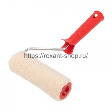 Rexant 89-0034 Валик «Натуральный мех» бесшовный, ворс 12 мм, ширина ролика 140 мм