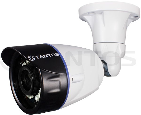 Tantos TSc-Pecof24 (3.6) 2Mp Цилиндрическая универсальная видеокамера 4в1 (AHD, TVI, CVI, CVBS) 1080p с функцией «День/Ночь», 1/2.7" Progressive CMOS Sensor