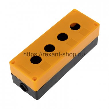 Rexant Корпус пластиковый КП 4 кнопки 22 мм 36-9224