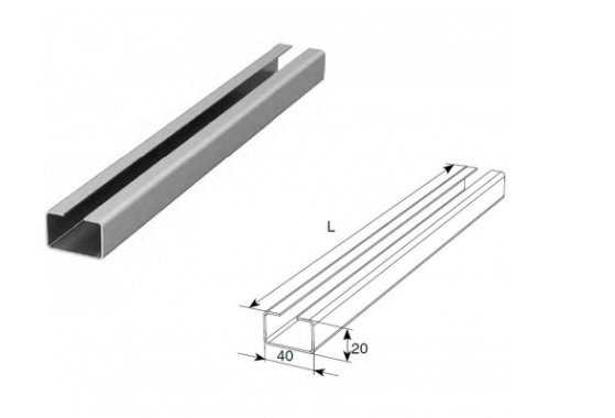 DOORHAN 24890/M С - профиль (4000), 24890/M