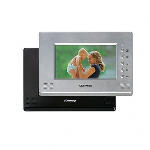 COMMAX CDV - 71AM/XL (Черный) Монитор цветного видеодомофона, 7'', 4 канала, громкая связь, память 128 кадров