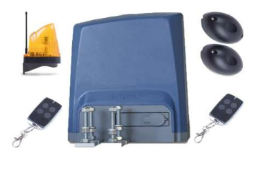 R-Tech A-SL1500AC KIT Комплект для откатных ворот до 1500кг, в составе: привод A-SL1000AC, пульт RT-4 (2шт), фотоэлементы RT-F1, лампа RT-LA230V. Концевые выключатели - механические.