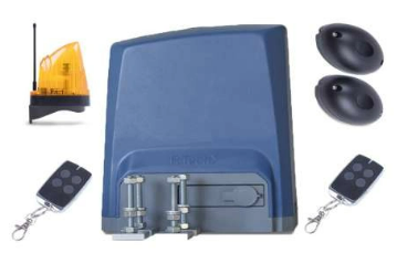 R-Tech A-SL1000AC.M KIT Комплект для откатных ворот до 1000кг, в составе: привод A-SL1000AC, пульт RT-4 (2шт), фотоэлементы RT-F1, лампа RT-LA230V. Концевые выключатели - магнитные.