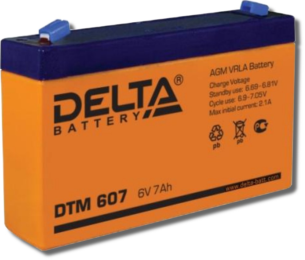 Аккумулятор DTM607, 6В, 7А/ч