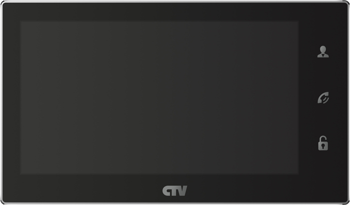 CTV-M4706AHD B (Black) Монитор цветного AHD-видеодомофона, 7" (touch screen)