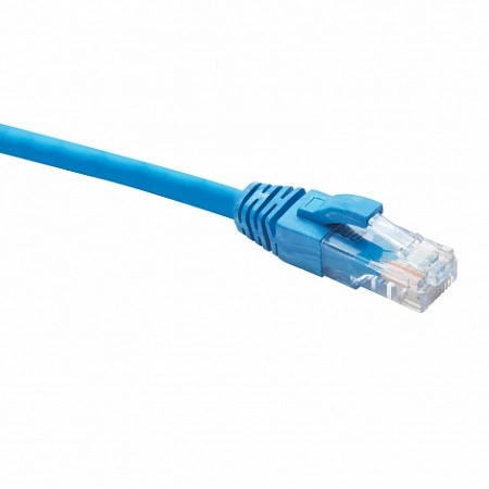 RJ45-RJ45 U/UTP Cat.5e LSZH нг(А)-HF (DR-181517), Патч-корд (коммутационный шнур) 7м, синий