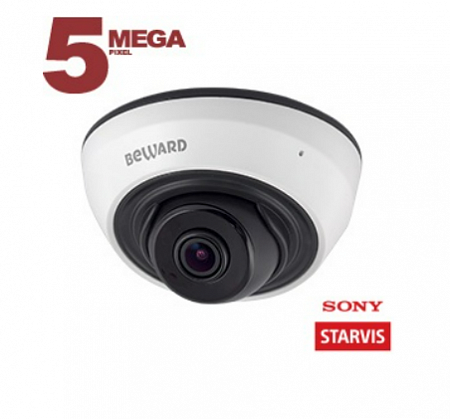 Beward SV3212DR (3.6) 5Mp Купольная IP-видеокамера с ИК-подсветкой до 20 м