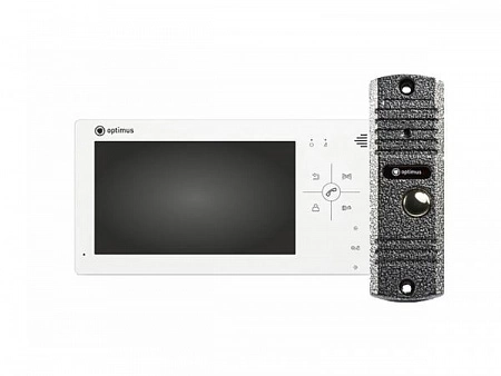 Optimus VM-7.0 (w)+ DS-700L (серебро) Комплект видеодомофона