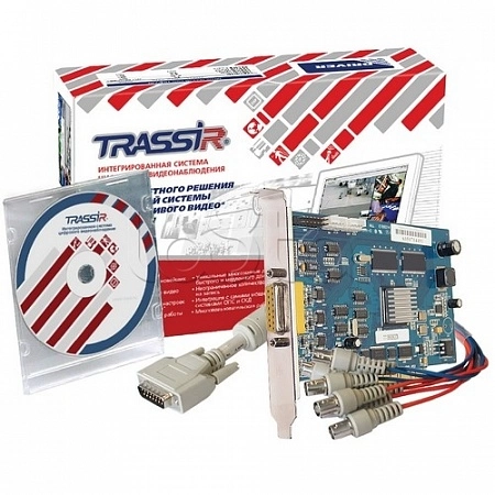 TRASSIR Silen 960H - 4 система видеозахвата с аппаратным сжатием 12 fps